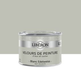 Testeur peinture murs, plafonds et boiseries Velours de Testeur peinture blanc edelweiss Libéron 125 ml