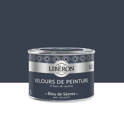 Testeur peinture murs, plafonds et boiseries Velours de Testeur peinture bleu de sevres Libéron 125 ml