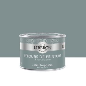 Testeur peinture murs, plafonds et boiseries Velours de Testeur peinture bleu neptune Libéron 125 ml