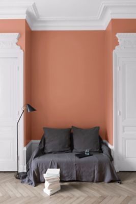 Testeur peinture murs, plafonds et boiseries Velours de Testeur peinture orange terre cuite d'anjou Libéron 125 ml