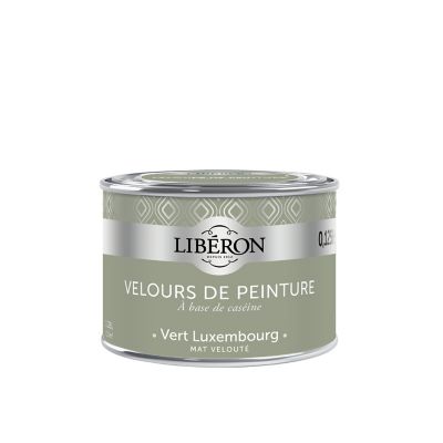 Testeur peinture murs, plafonds et boiseries Velours de Testeur peinture vert Luxembourg Libéron 125 ml