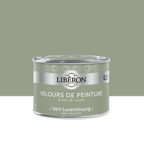 Testeur peinture murs, plafonds et boiseries Velours de Testeur peinture vert Luxembourg Libéron 125 ml