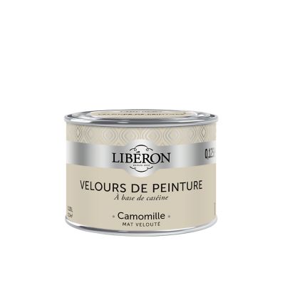 Testeur peinture murs, plafonds et boiseries Velours peinture beige camomille Libéron 125 ml