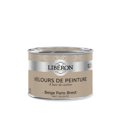 Testeur peinture murs, plafonds et boiseries Velours peinture beige paris-brest Libéron 125 ml