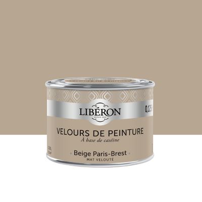 Testeur peinture murs, plafonds et boiseries Velours peinture beige paris-brest Libéron 125 ml