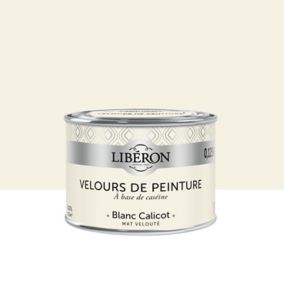 Testeur peinture murs, plafonds et boiseries Velours peinture blanc calicot Libéron 125 ml