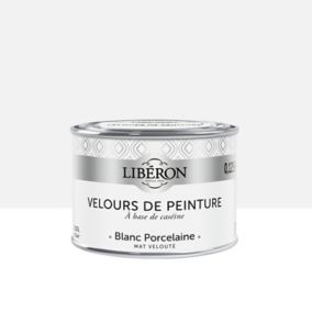 Testeur peinture murs, plafonds et boiseries Velours peinture blanc porcelaine Libéron 125 ml