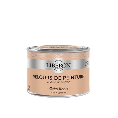 Testeur peinture murs, plafonds et boiseries Velours peinture gres rose Libéron 125 ml