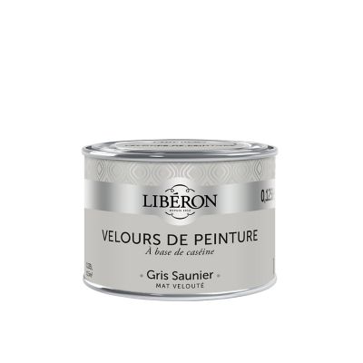 Testeur peinture murs, plafonds et boiseries Velours peinture gris saunier Libéron 125 ml