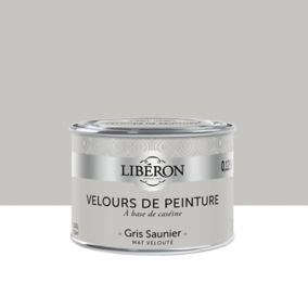 Testeur peinture murs, plafonds et boiseries Velours peinture gris saunier Libéron 125 ml