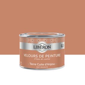 Testeur peinture murs, plafonds et boiseries Velours peinture orange terre cuite d'anjou Libéron 125 ml