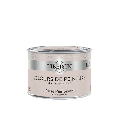 Testeur peinture murs, plafonds et boiseries Velours peinture rose pamoison Libéron 125 ml