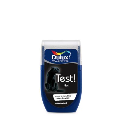 Testeur peinture noir Dulux Valentine Crème de couleur 30 ml