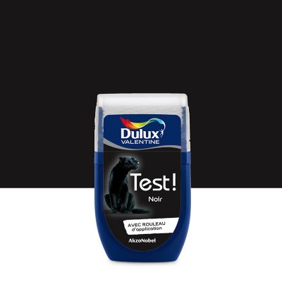 Testeur peinture noir Dulux Valentine Crème de couleur 30 ml