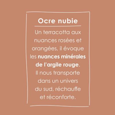 Testeur peinture ocre nubie satin velouté Ripolin O'Pur 75 ml
