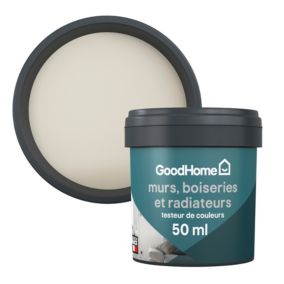 Testeur peinture résistante murs, boiseries et métal GoodHome beige Cancun mat 50ml