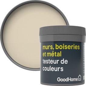 Testeur peinture résistante murs, boiseries et métal GoodHome beige Chiapas mat 50ml