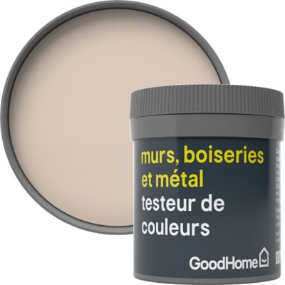 Testeur peinture résistante murs, boiseries et métal GoodHome beige Santa Fe mat 50ml