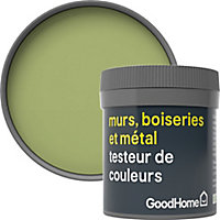 Testeur peinture résistante murs, boiseries et métal GoodHome vert Greenhills mat 50ml