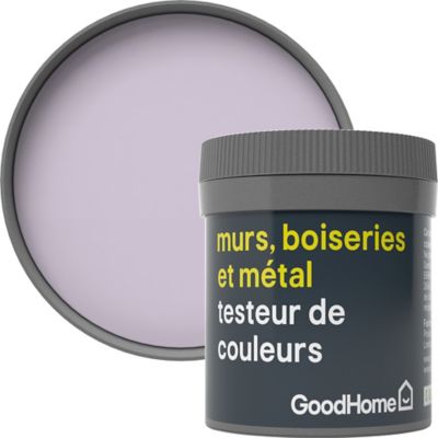 Testeur peinture résistante murs, boiseries et métal GoodHome violet Hokkaido mat 50ml