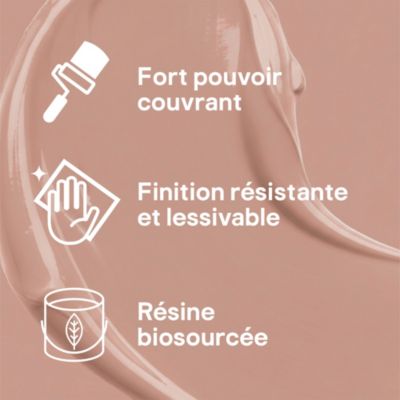 Testeur peinture rose dunes roses velours GoodHome Naturéa 70 ml