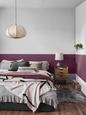 Testeur peinture rose mûre sauvage satin Dulux Valentine Crème de couleur 30 ml