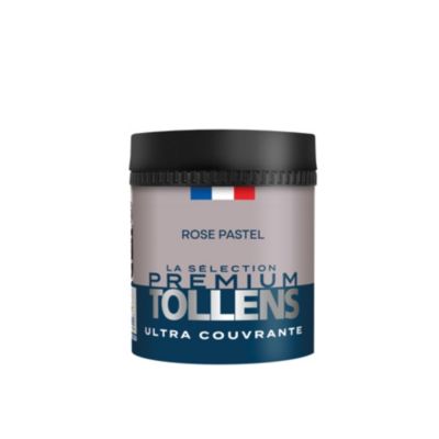 Testeur peinture rose pastel velours Tollens Premium 50 ml