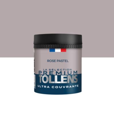 Testeur peinture rose pastel velours Tollens Premium 50 ml