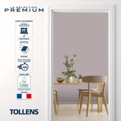 Testeur peinture rose pastel velours Tollens Premium 50 ml