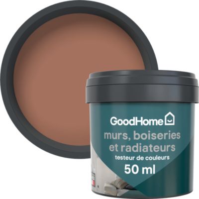 Testeur peinture rouge camden velours GoodHome Premium 50 ml