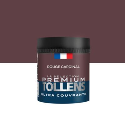 Testeur peinture rouge cardinal velours Tollens Premium 50 ml