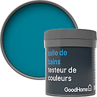 Testeur peinture salle de bains GoodHome bleu Marseille satin 50ml