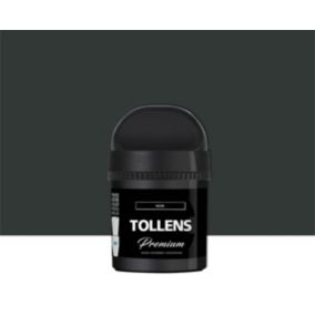 Testeur peinture Tollens premium murs, boiseries et radiateurs noir mat 50ml