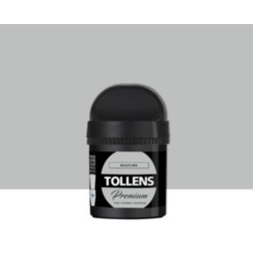 Testeur peinture Tollens premium murs, boiseries et radiateurs reflets gris mat 50ml