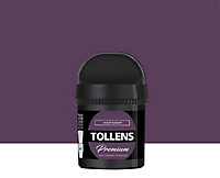 Testeur peinture Tollens premium murs, boiseries et radiateurs violet élégant mat 50ml