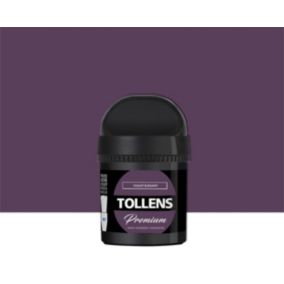 Testeur peinture Tollens premium murs, boiseries et radiateurs violet élégant mat 50ml