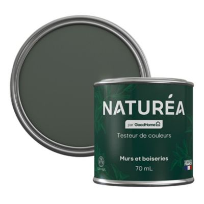 Testeur peinture vert figuier velours GoodHome Naturéa 70 ml