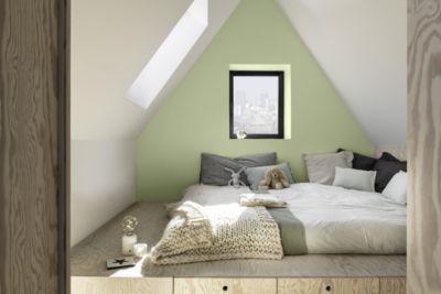 Testeur peinture vert gentil cactus satin Dulux Valentine Crème de couleur 30 ml