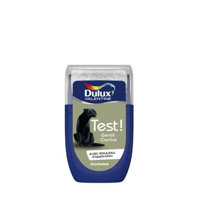 Testeur peinture vert gentil cactus satin Dulux Valentine Crème de couleur 30 ml