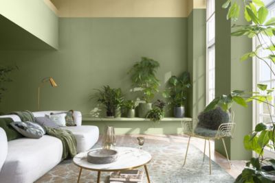 Testeur peinture vert gentil cactus satin Dulux Valentine Crème de couleur 30 ml