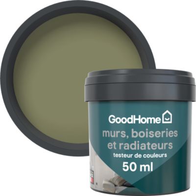 Testeur peinture vert nenagh velours GoodHome Premium 50 ml