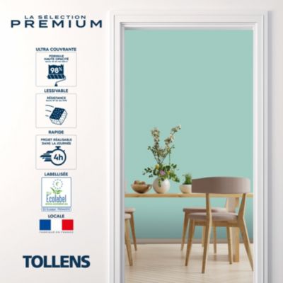 Testeur peinture vert opaline velours Tollens Premium 50 ml