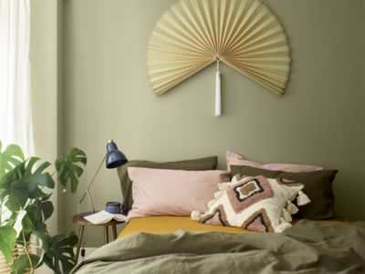 Testeur peinture vert orpin satin Dulux Valentine Crème de couleur 30 ml