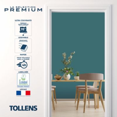 Testeur peinture vert sapin velours Tollens Premium 50 ml