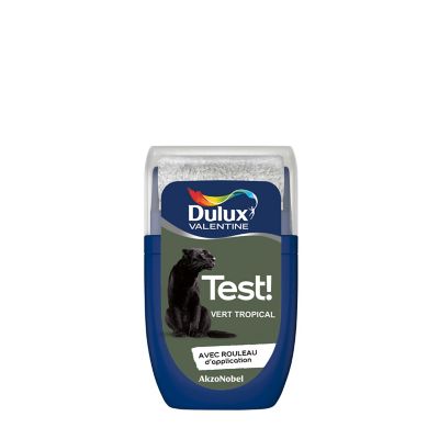 Testeur peinture vert tropical Dulux Valentine Crème de couleur 30 ml