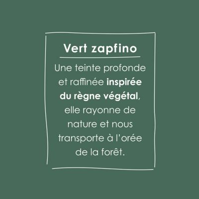 Testeur peinture vert zapfino satin velouté Ripolin O'pur 75 ml