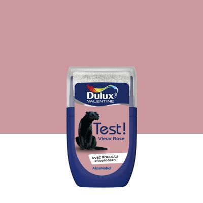 Testeur peinture vieux rose Dulux Valentine Crème de Couleur 30 ml