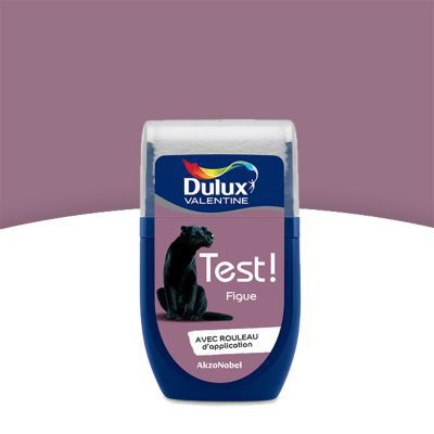 Testeur peinture violet figue Dulux Valentine Crème De Couleur 30 ml
