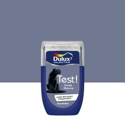 Testeur peinture violet onde mauve mat Dulux Valentine Crème de couleur 30 ml