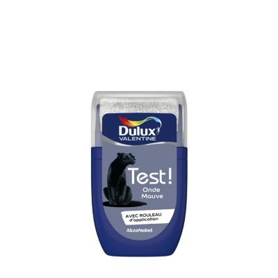 Testeur peinture violet onde mauve mat Dulux Valentine Crème de couleur 30 ml